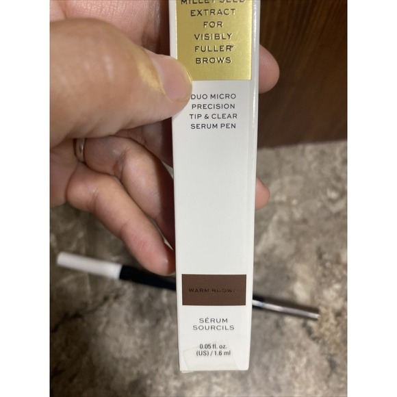 Revolution Pro 24 Brow Day & Night Brow Pen Duo Warm Brown Full Size - Picture 4 of 6